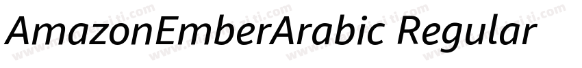 AmazonEmberArabic Regular 普通字体转换